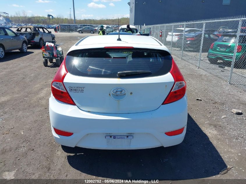 2013 Hyundai Accent Gls/Gs VIN: KMHCT5AE9DU127058 Lot: 12002752