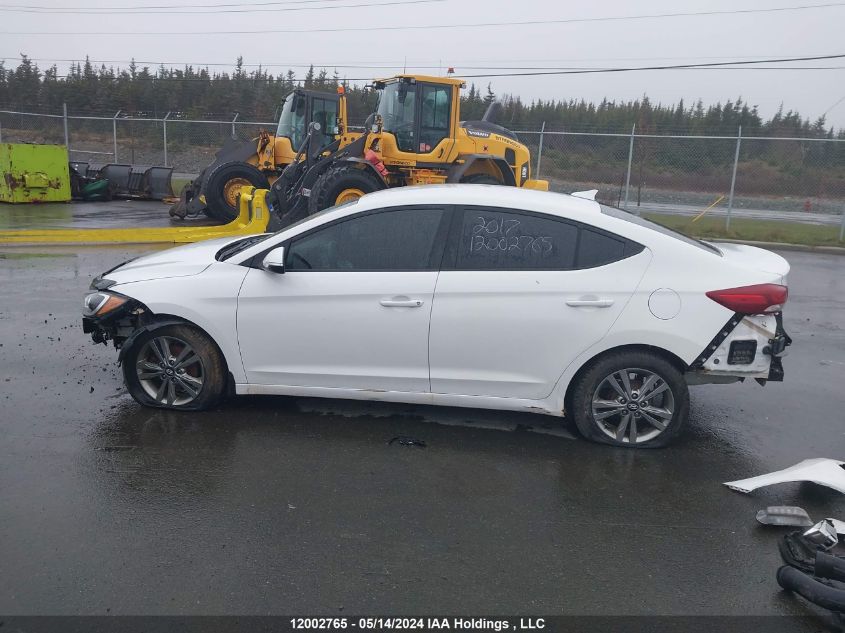 2017 Hyundai Elantra Se/Value/Limited VIN: KMHD84LF6HU374551 Lot: 12002765