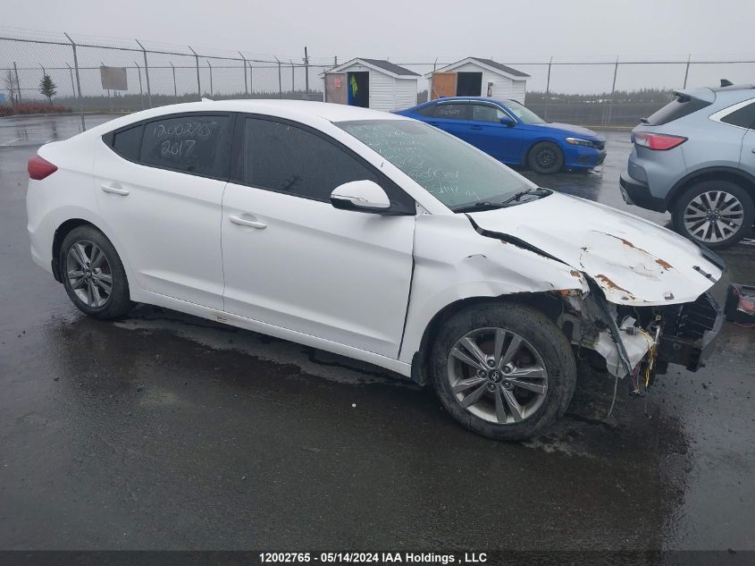 2017 Hyundai Elantra Se/Value/Limited VIN: KMHD84LF6HU374551 Lot: 12002765