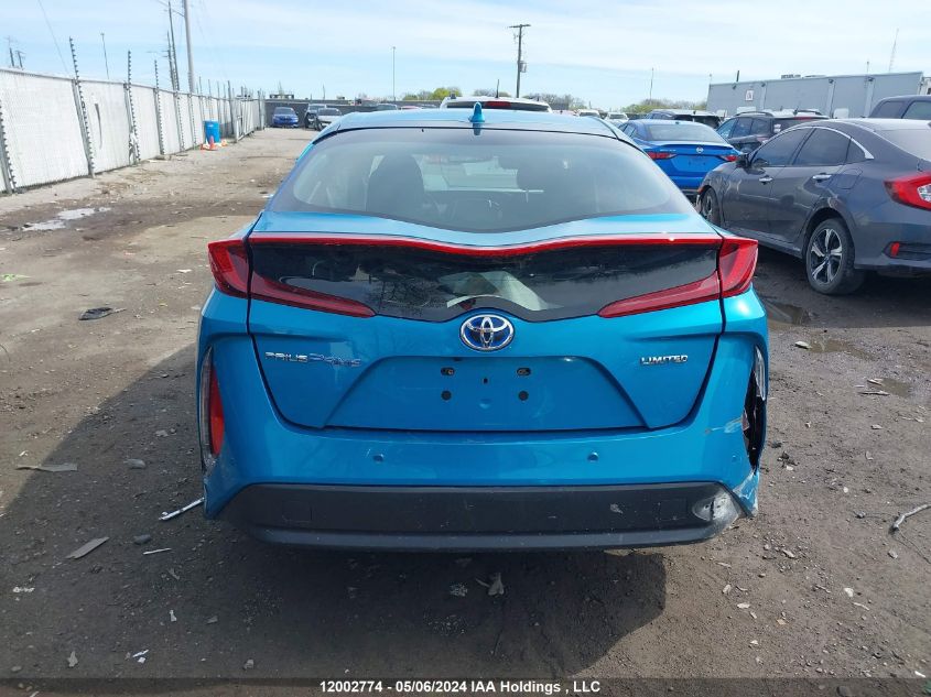 2020 Toyota Prius Prime Limited VIN: JTDKARFP1L3136011 Lot: 12002774