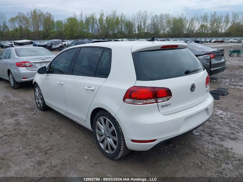 2013 Volkswagen Golf VIN: WVWDA7AJXDW043519 Lot: 12002780