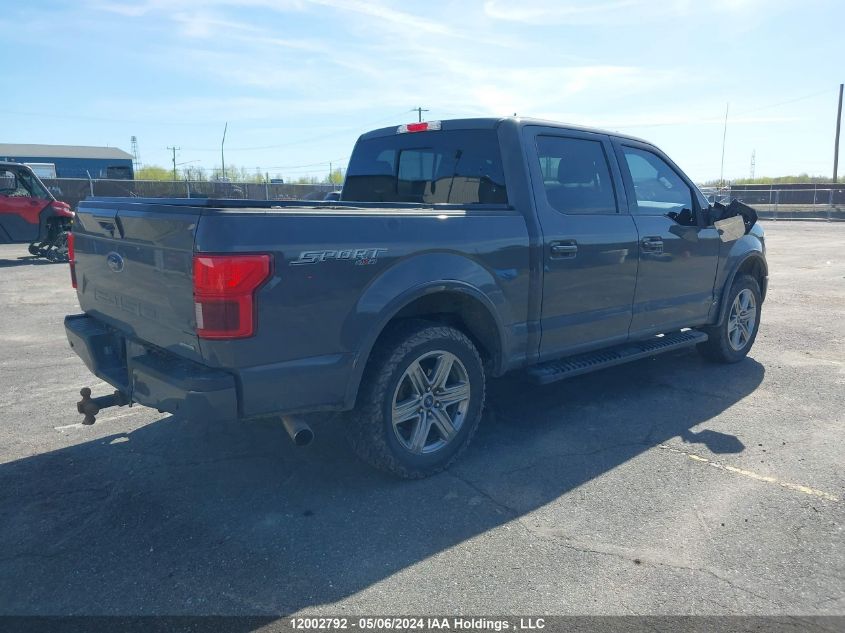 2018 Ford F-150 Lariat VIN: 1FTEW1EP1JFD97569 Lot: 12002792