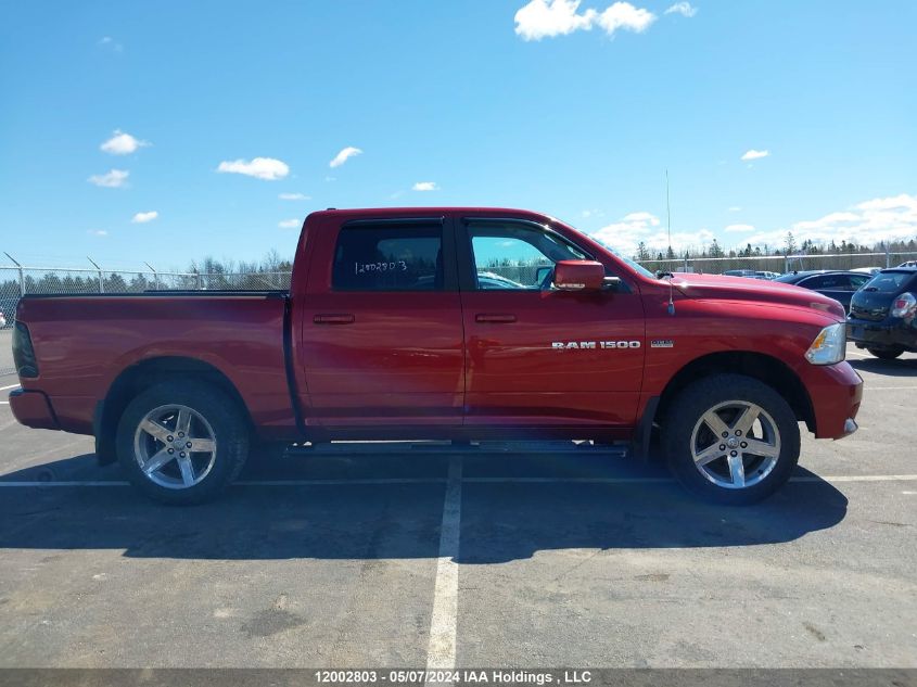 2012 Ram 1500 Sport VIN: 1C6RD7MT3CS337478 Lot: 12002803