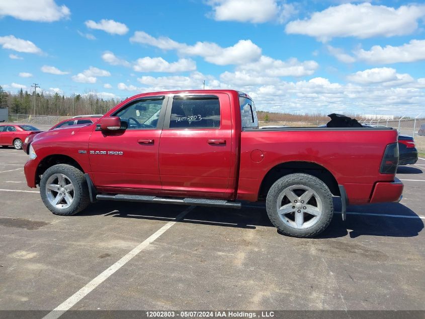 2012 Ram 1500 Sport VIN: 1C6RD7MT3CS337478 Lot: 12002803