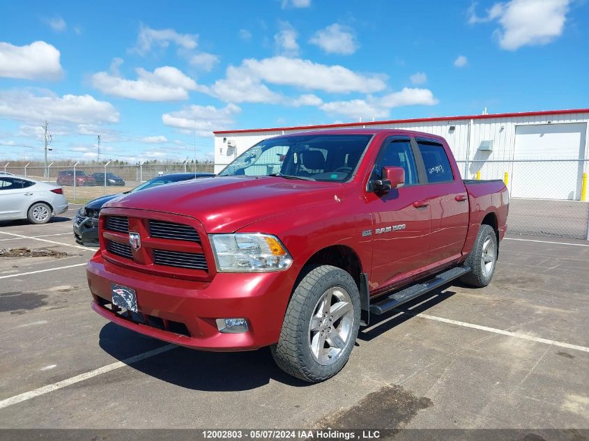 2012 Ram 1500 Sport VIN: 1C6RD7MT3CS337478 Lot: 12002803