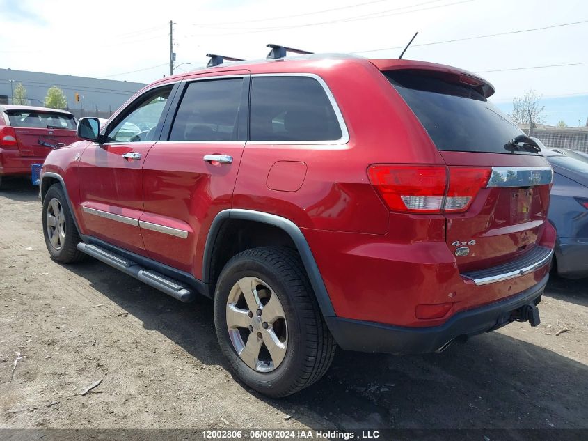 2011 Jeep Grand Cherokee Overland VIN: 1J4RR6GT5BC607281 Lot: 12002806