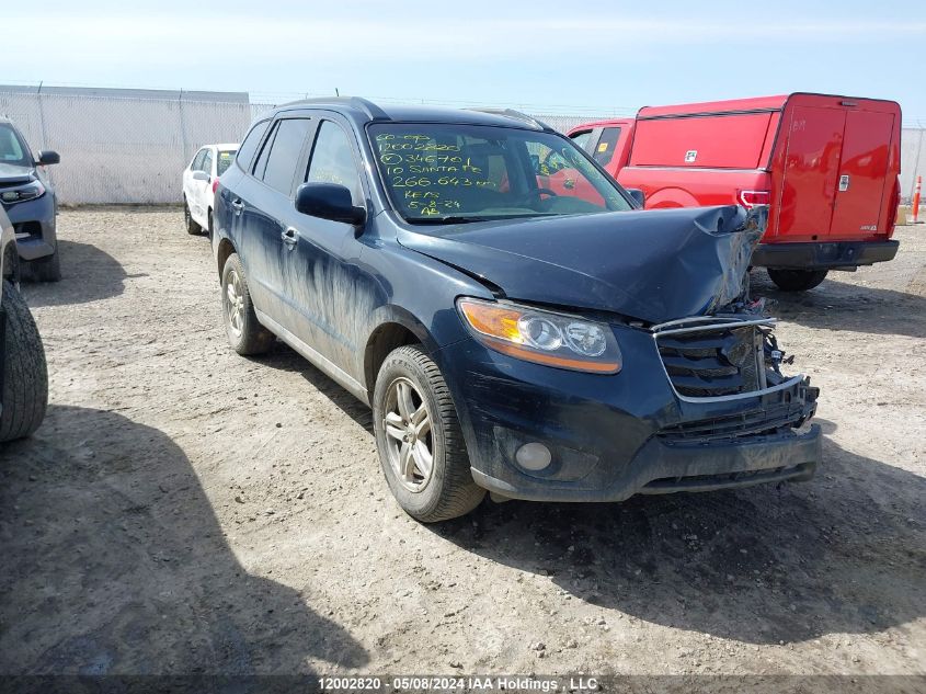 2010 Hyundai Santa Fe Gls VIN: 5NMSGDAG3AH346701 Lot: 12002820