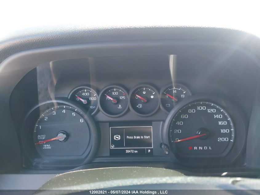 2022 GMC Sierra 1500 VIN: 1GTPUAEK8NZ585609 Lot: 12002821