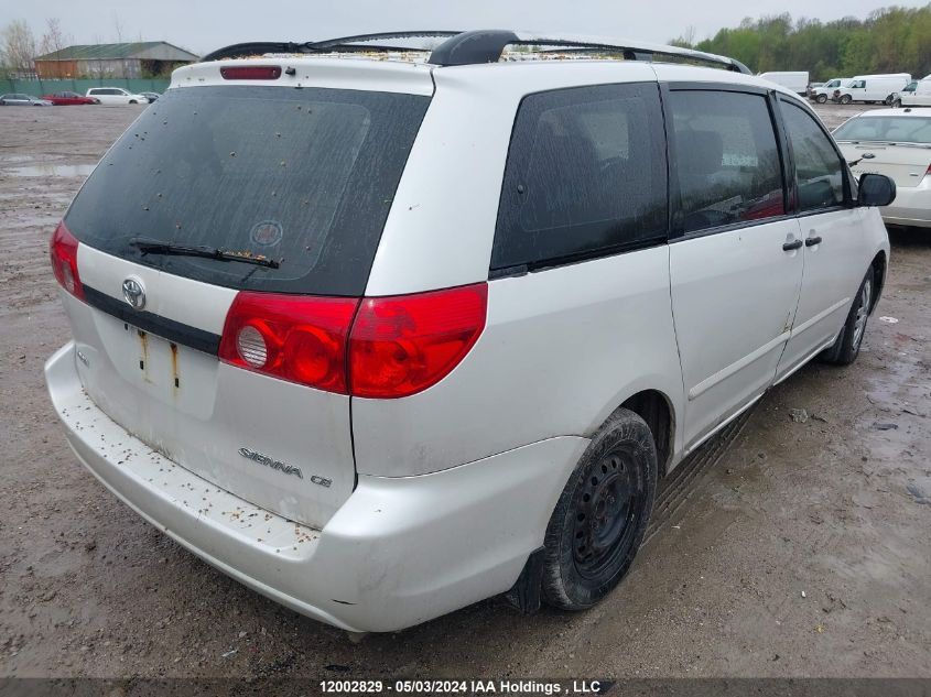 2008 Toyota Sienna Ce VIN: 5TDZK29C38S205735 Lot: 12002829