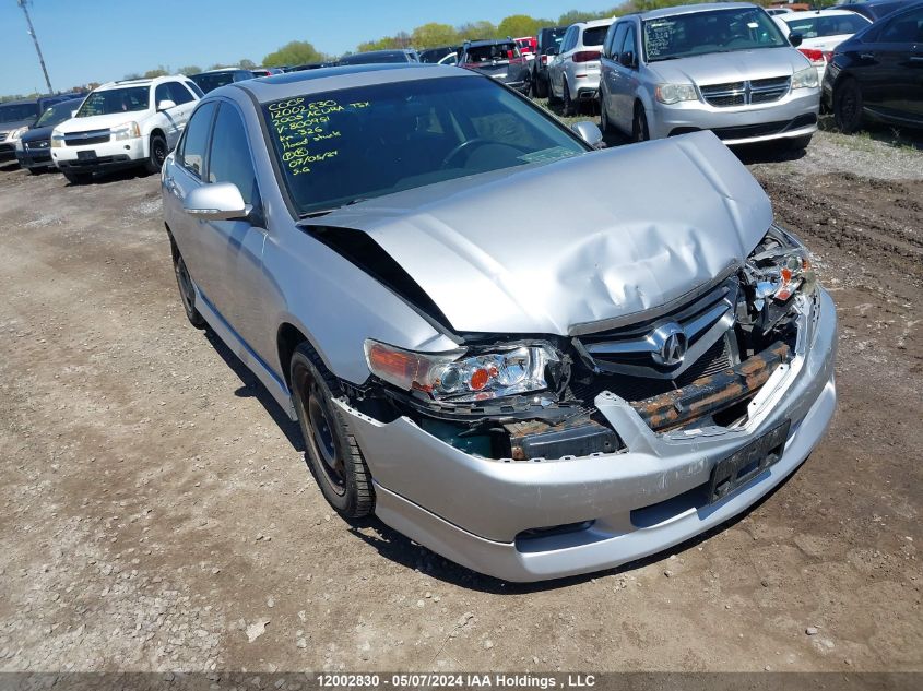 2005 Acura Tsx VIN: JH4CL96855C800951 Lot: 12002830