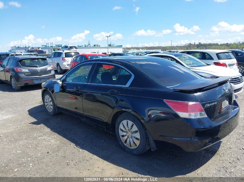 2010 Honda Accord Sedan Lx VIN: 1HGCP2F30AA801935 Lot: 12002831