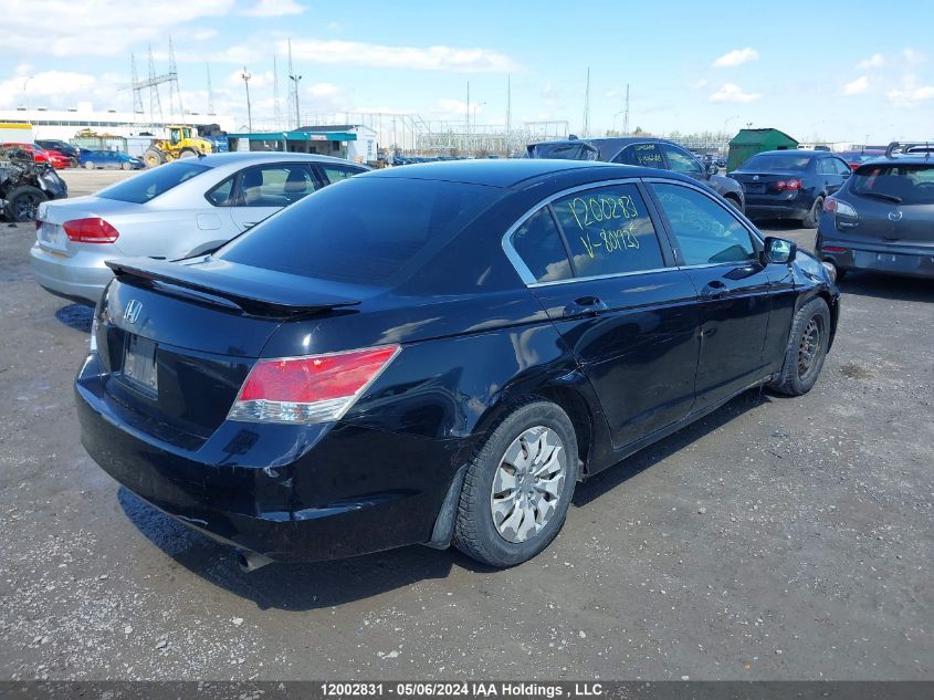 2010 Honda Accord Sedan Lx VIN: 1HGCP2F30AA801935 Lot: 12002831