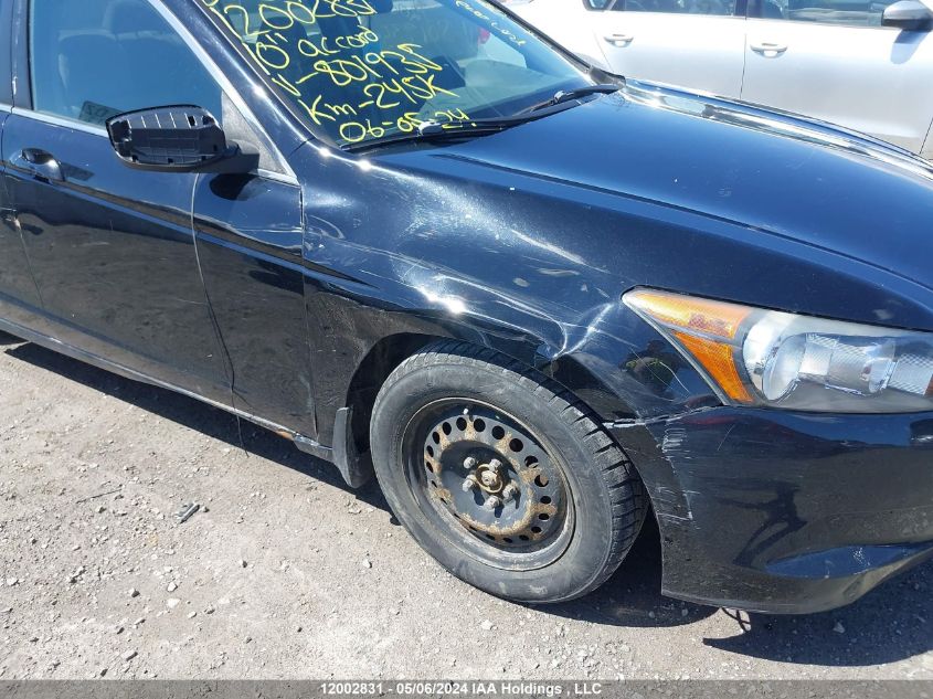 2010 Honda Accord Sedan Lx VIN: 1HGCP2F30AA801935 Lot: 12002831