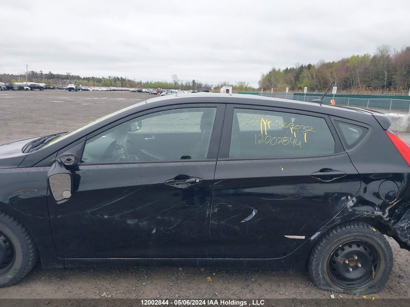 2017 Hyundai Accent VIN: KMHCU5AE2HU369032 Lot: 12002844