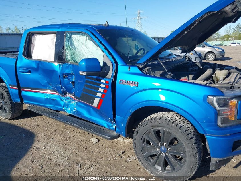 2019 Ford F150 Supercrew VIN: 1FTEW1E48KFC71832 Lot: 12002845
