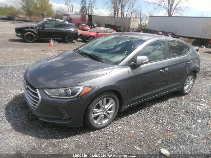 2017 Hyundai Elantra Se/Value/Limited VIN: KMHD84LFXHU121748 Lot: 12002849