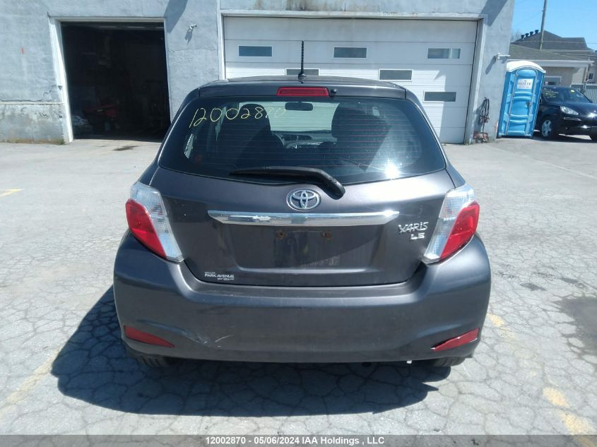 2014 Toyota Yaris VIN: VNKKTUD38EA011137 Lot: 12002870