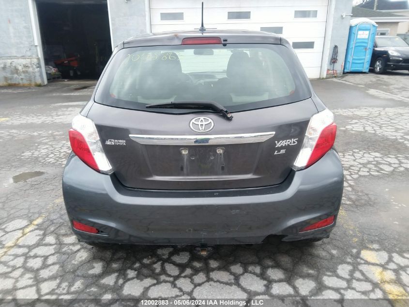 2012 Toyota Yaris Le/Se VIN: JTDKTUD39CD531660 Lot: 12002883