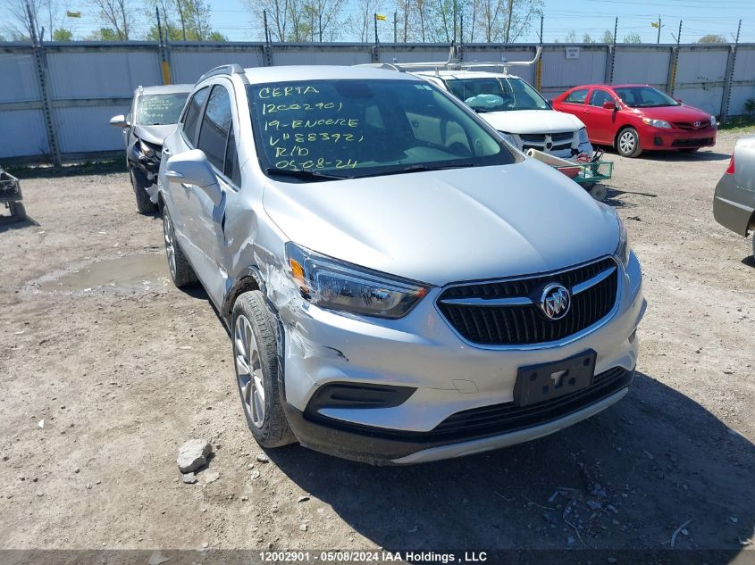 2019 Buick Encore VIN: KL4CJASB7KB883921 Lot: 12002901