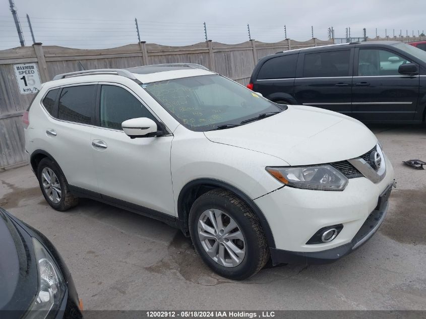 2016 Nissan Rogue S/Sl/Sv VIN: 5N1AT2MV4GC860422 Lot: 12002912