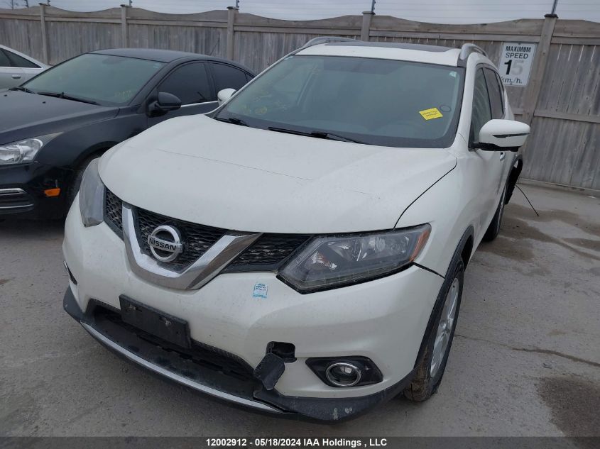 2016 Nissan Rogue S/Sl/Sv VIN: 5N1AT2MV4GC860422 Lot: 12002912