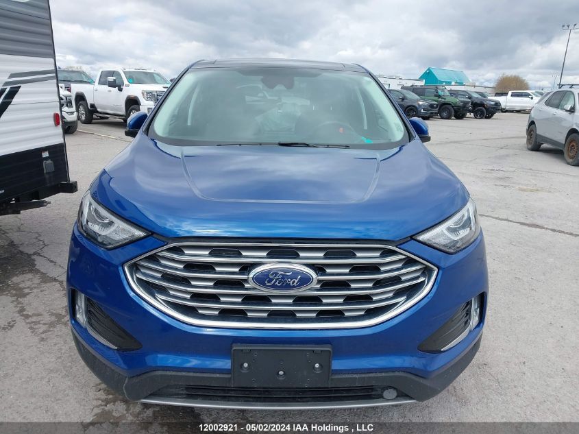 2021 Ford Edge Sel VIN: 2FMPK4J92MBA40433 Lot: 12002921