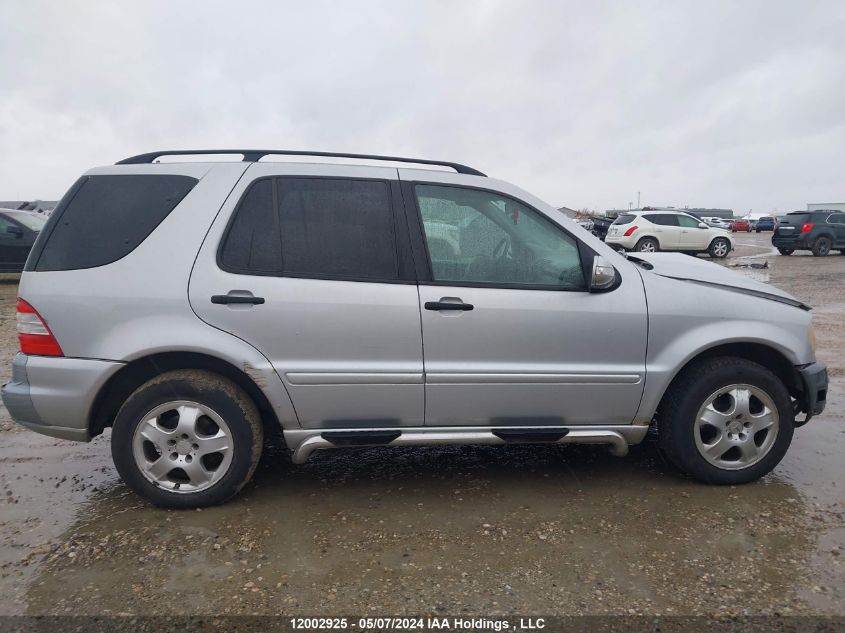 2003 Mercedes-Benz Ml-Class VIN: 4JGAB57E23A412296 Lot: 12002925