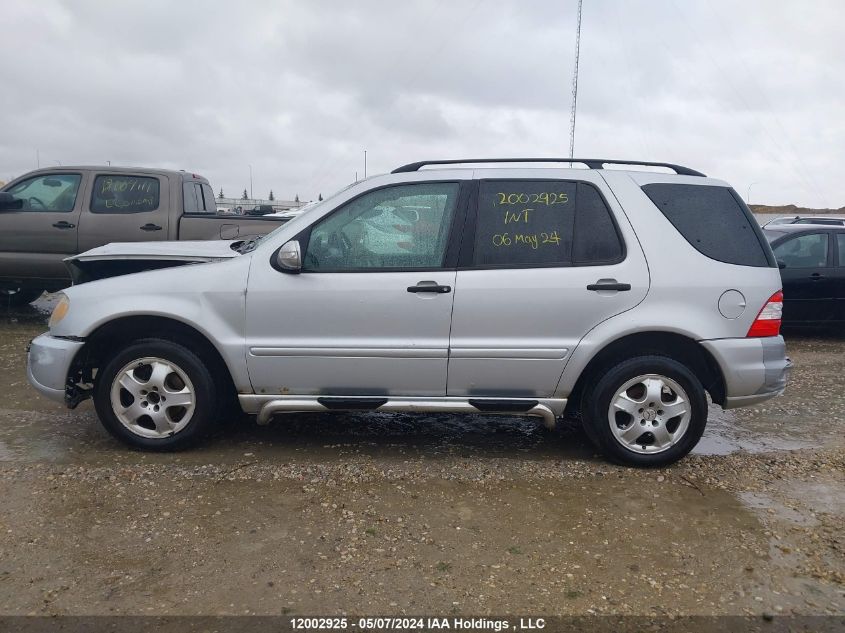 2003 Mercedes-Benz Ml-Class VIN: 4JGAB57E23A412296 Lot: 12002925