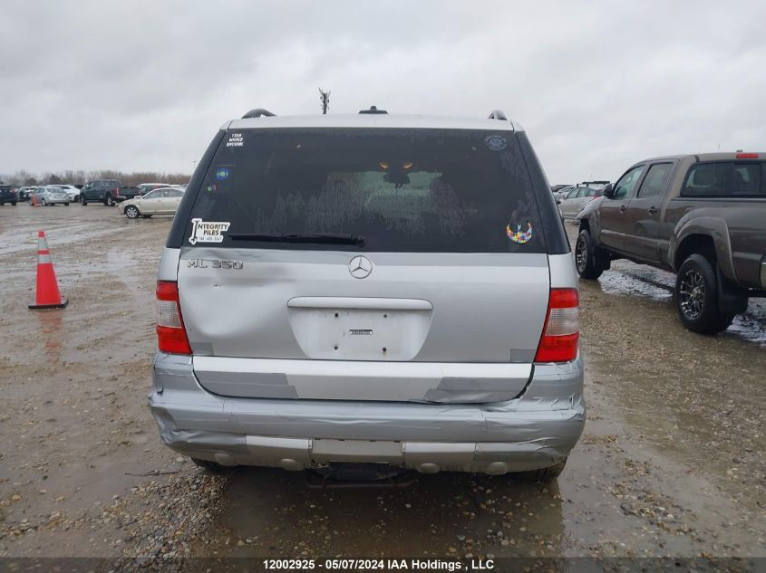 2003 Mercedes-Benz Ml-Class VIN: 4JGAB57E23A412296 Lot: 12002925