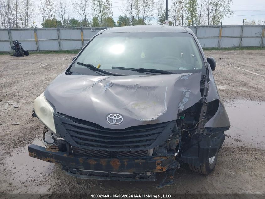 2011 Toyota Sienna VIN: 5TDZK3DC9BS092619 Lot: 12002948