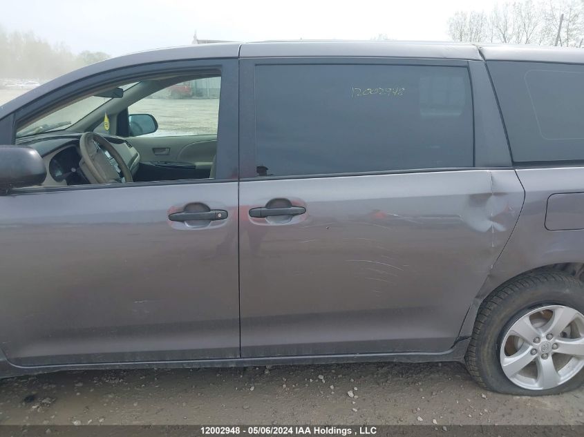 2011 Toyota Sienna VIN: 5TDZK3DC9BS092619 Lot: 12002948