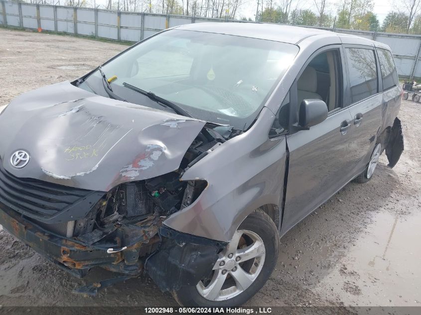 2011 Toyota Sienna VIN: 5TDZK3DC9BS092619 Lot: 12002948