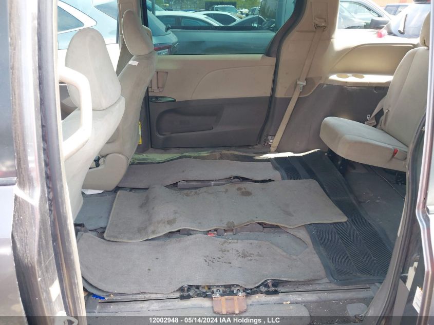 2011 Toyota Sienna VIN: 5TDZK3DC9BS092619 Lot: 12002948