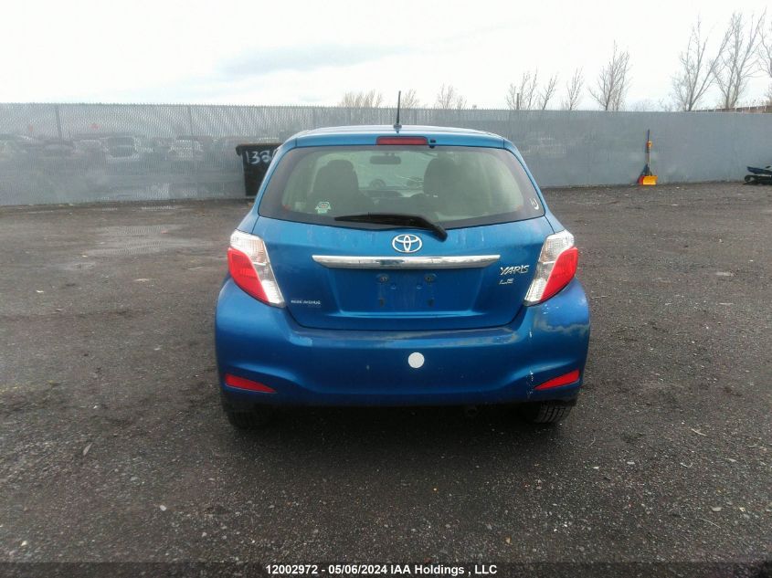 2012 Toyota Yaris VIN: JTDKTUD33CD539995 Lot: 12002972