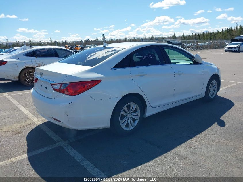 2012 Hyundai Sonata Gls VIN: 5NPEB4AC0CH477261 Lot: 12002981