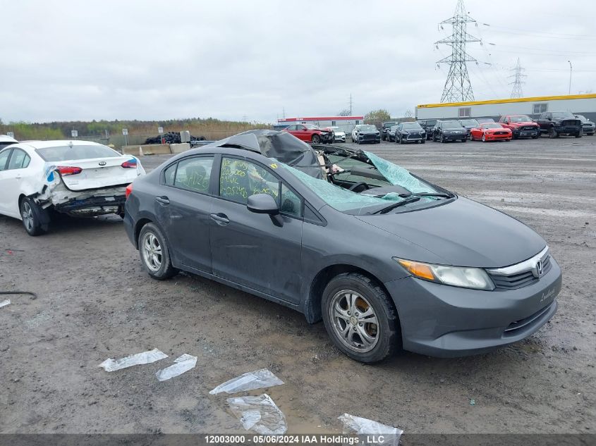 2012 Honda Civic Lx VIN: 2HGFB2F49CH052450 Lot: 12003000