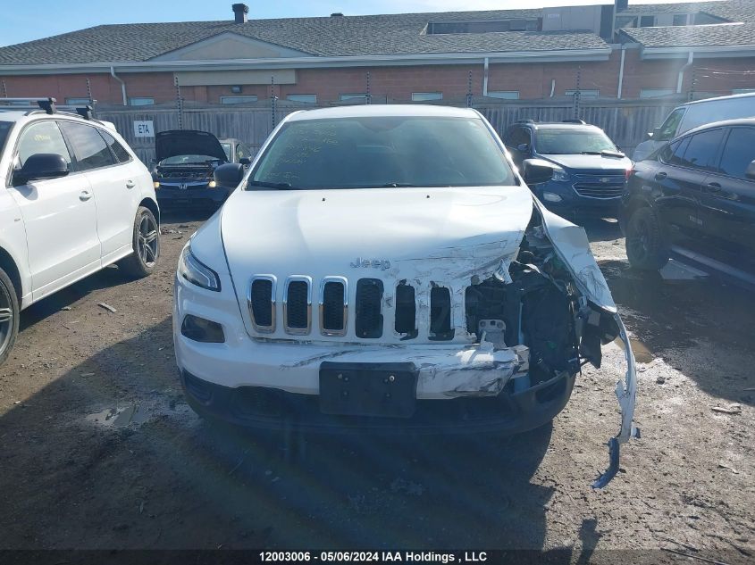 2016 Jeep Cherokee Sport VIN: 1C4PJMAB3GW269846 Lot: 12003006