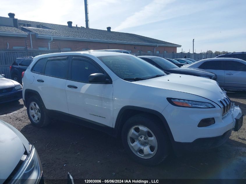 2016 Jeep Cherokee Sport VIN: 1C4PJMAB3GW269846 Lot: 12003006
