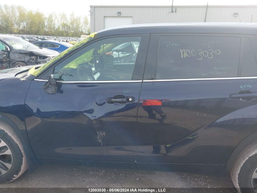 2020 Toyota Highlander Xle VIN: 5TDGZRBH7LS011798 Lot: 12003030