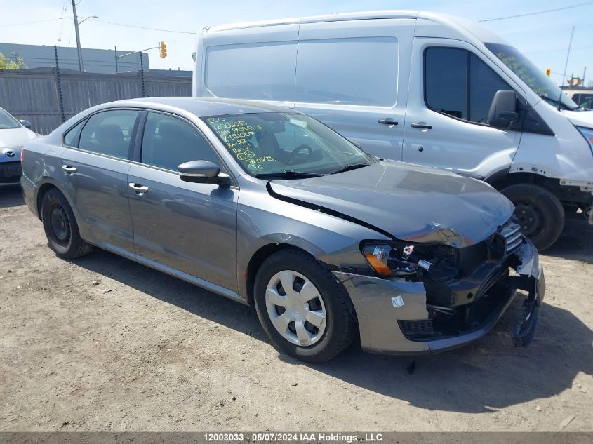 2013 Volkswagen Passat S VIN: 1VWAH7A32DC031007 Lot: 12003033