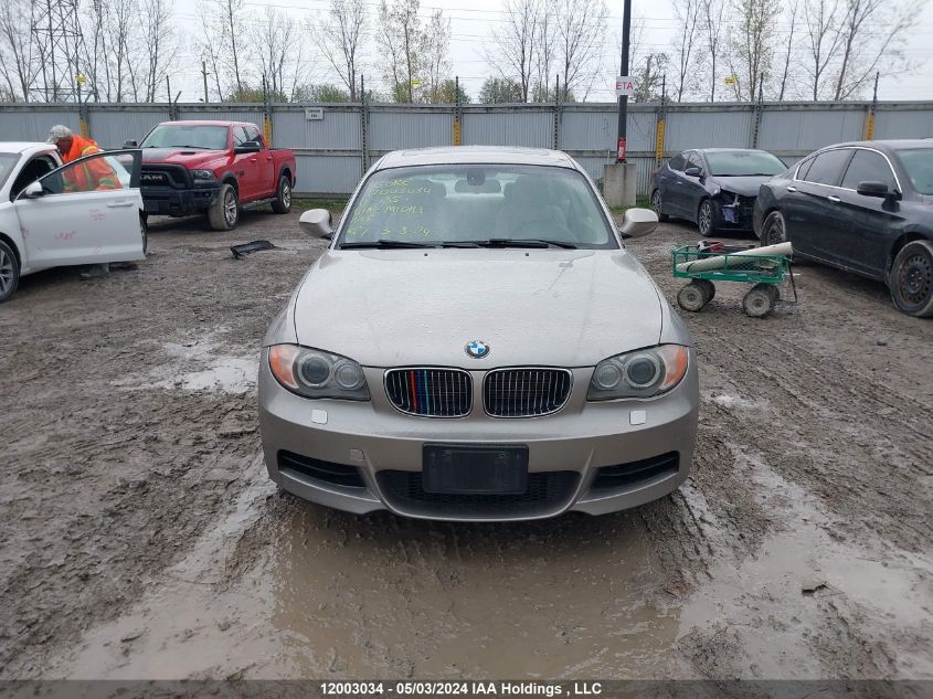 2011 BMW 1 Series VIN: WBAUC9C52BVM10113 Lot: 12003034