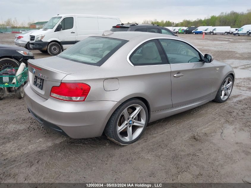 2011 BMW 1 Series VIN: WBAUC9C52BVM10113 Lot: 12003034