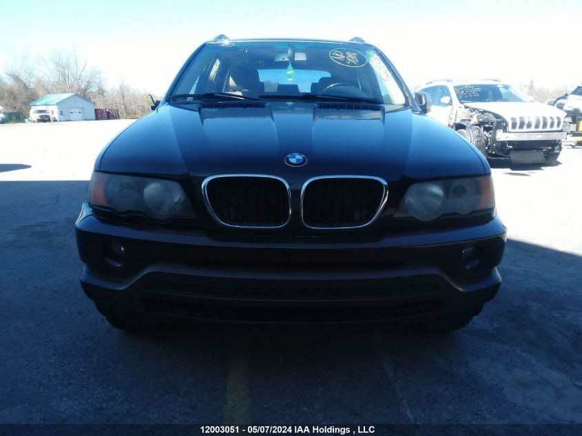 2003 BMW X5 3.0I VIN: 5UXFA535X3LV74375 Lot: 12003051
