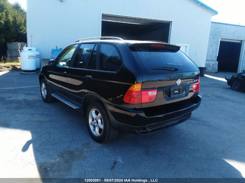 2003 BMW X5 3.0I VIN: 5UXFA535X3LV74375 Lot: 12003051