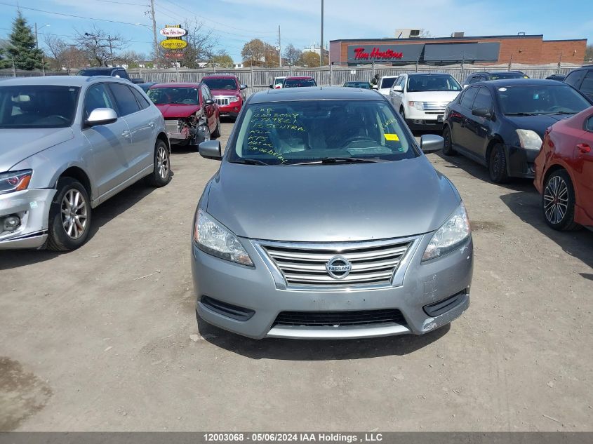 2013 Nissan Sentra S/Sv/Sr/Sl VIN: 3N1AB7AP3DL729821 Lot: 12003068
