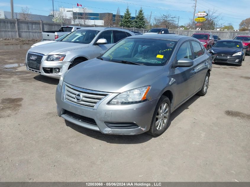 2013 Nissan Sentra S/Sv/Sr/Sl VIN: 3N1AB7AP3DL729821 Lot: 12003068