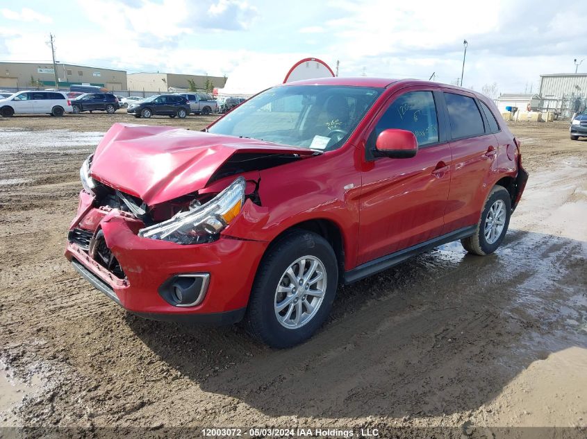 2015 Mitsubishi Rvr VIN: 4A4AH3AU1FE601602 Lot: 12003072