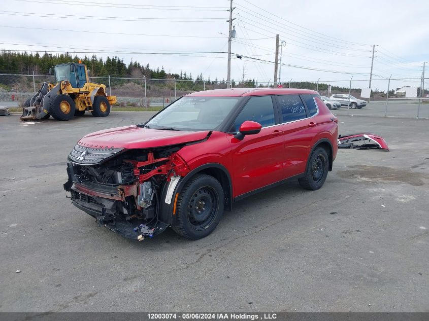 2022 Mitsubishi Outlander VIN: JA4J4TA83NZ616013 Lot: 12003074