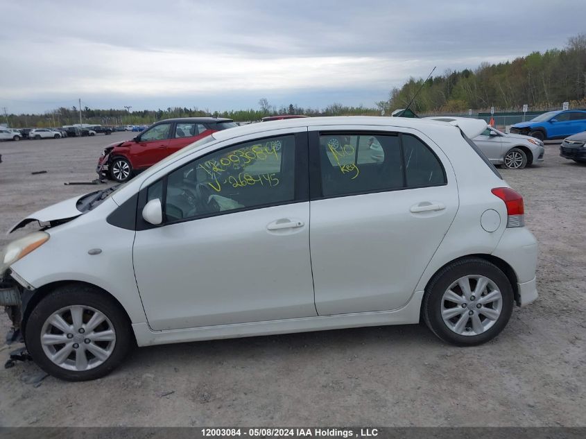 2009 Toyota Yaris VIN: JTDKT903795268445 Lot: 12003084