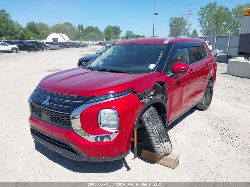 2022 Mitsubishi Outlander VIN: JA4J4TA88NZ609378 Lot: 12003088